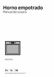 Manual de uso BEKO BIE 22301 X Horno