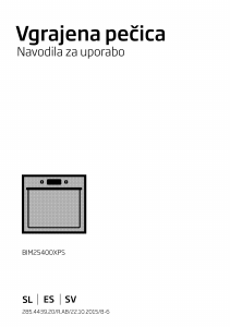 Manual de uso BEKO BIM 25400 XPS Horno