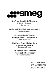 Mode d’emploi Smeg FC182PXNEM Réfrigérateur combiné