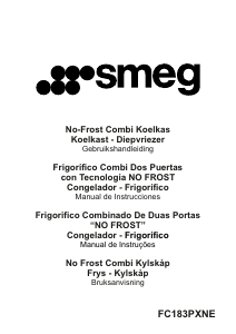 Manual Smeg FC183PXNE Frigorífico combinado