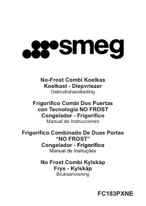 Manual de uso Smeg FC183PXNE Frigorífico combinado