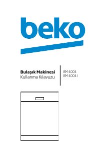 Kullanım kılavuzu BEKO BM 4004 Bulaşık makinesi