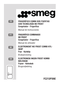 Manual de uso Smeg FC203PXNE Frigorífico combinado