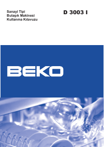 Kullanım kılavuzu BEKO D 3003 I Bulaşık makinesi