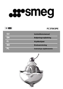 Bruksanvisning Smeg FC370X3PE Kjøle-fryseskap