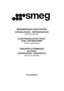 Mode d’emploi Smeg FC3732PXNFE Réfrigérateur combiné