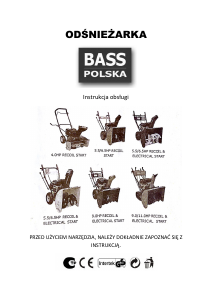 Instrukcja Bass Polska 4.0HP Odśnieżarka