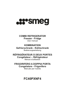 Mode d’emploi Smeg FC40PXNF4 Réfrigérateur combiné