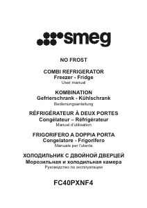 Manuale Smeg FC40PXNF4 Frigorifero-congelatore