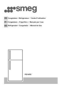 Mode d’emploi Smeg FD14FS Réfrigérateur combiné