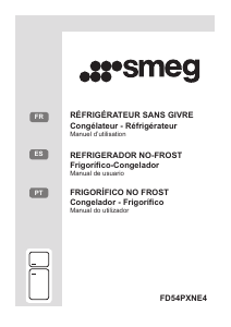 Manual de uso Smeg FD54PXNE4 Frigorífico combinado