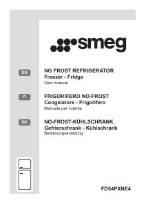 Manuale Smeg FD54PXNE4 Frigorifero-congelatore