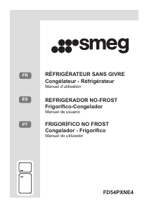 Manual Smeg FD54PXNE4 Frigorífico combinado