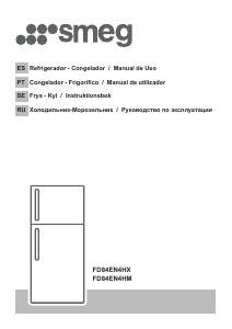 Manual de uso Smeg FD84EN4HX Frigorífico combinado