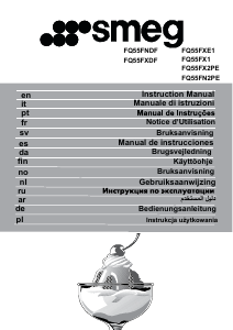 Manual de uso Smeg FQ55FN2PE Frigorífico combinado