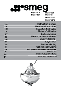 Mode d’emploi Smeg FQ55FN2PE Réfrigérateur combiné