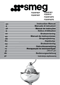 Instrukcja Smeg FQ55FXDF Lodówko-zamrażarka