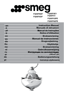 Brugsanvisning Smeg FQ55FXE1 Køle-fryseskab
