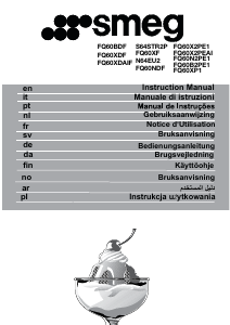 Bruksanvisning Smeg FQ60B2PE1 Kjøle-fryseskap