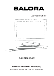 Handleiding Salora 24LED6100C LED televisie