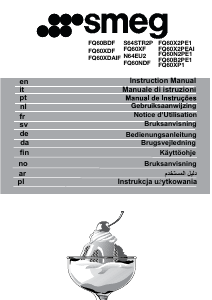 Mode d’emploi Smeg FQ60BDF Réfrigérateur combiné