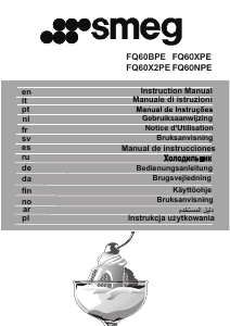 Instrukcja Smeg FQ60X2PE Lodówko-zamrażarka