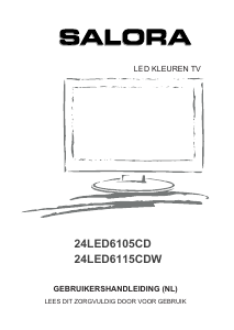 Mode d’emploi Salora 24LED6105CD Téléviseur LED