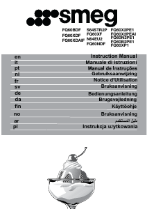 Instrukcja Smeg FQ60XF Lodówko-zamrażarka