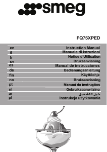 Instrukcja Smeg FQ75XPED Lodówko-zamrażarka