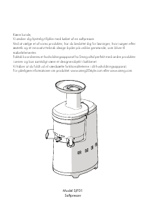 Brugsanvisning Smeg SJF01CREU Saftpresser