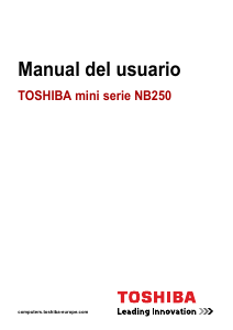 Manual de uso Toshiba NB205 Portátil