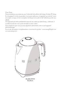 Mode d’emploi Smeg KLF03GOEU Bouilloire