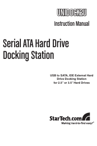 Handleiding StarTech UNIDOCK2U Hard drive dock