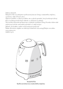 Návod Smeg KLF04CREU Kanvica