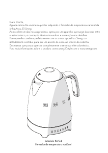 Manual Smeg KLF04PGEU Jarro eléctrico