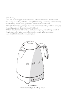 Bruksanvisning Smeg KLF04PGEU Vannkoker