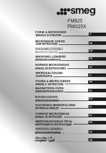 Manual de uso Smeg FMB25 Microondas
