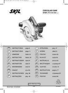 Manual de uso Skil 5164 Sierra circular