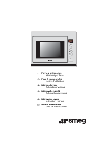 Manual de uso Smeg FMC30X-2 Microondas