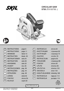 Manual Skil 5750 Ferăstrău circular