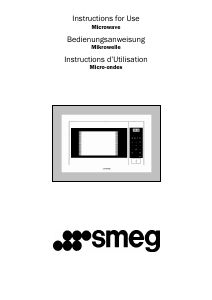 Manual Smeg FME120NZ Microwave