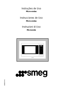 Manual de uso Smeg FME120NZ Microondas