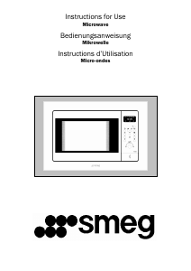 Bedienungsanleitung Smeg FME20EX2 Mikrowelle