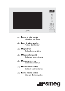 Manual de uso Smeg FME24B-2 Microondas