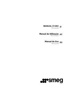 Manual Smeg MP122S1 Micro-onda