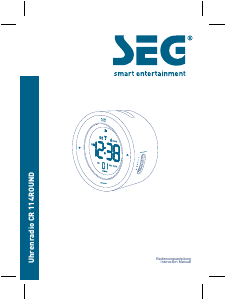 Handleiding SEG CR 114 Round Wekkerradio