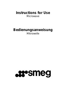 Manual Smeg SC45MC Microwave