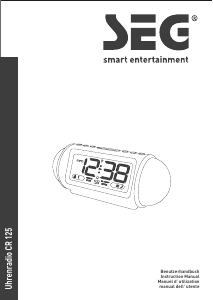 Bedienungsanleitung SEG CR 125 Uhrenradio