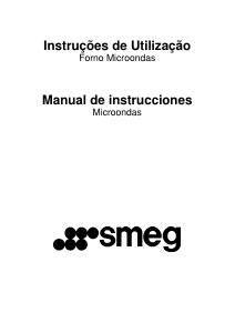 Manual de uso Smeg SC45MCB2 Microondas