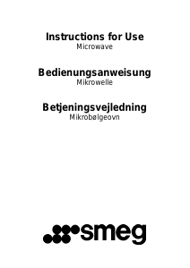 Bedienungsanleitung Smeg SC45MCSG1 Mikrowelle